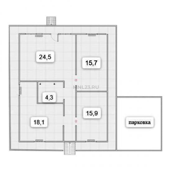 Планировка: Дом 130 м² в Краснодаре в КП Дворянский