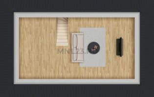 Планировка: Дом 105 м2 в Краснодаре в КК Солнечная долина, этаж 2