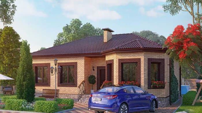 Дом 131 м² тип А в Краснодаре в КП Виктория Престиж