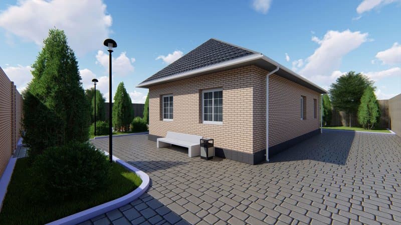 Дом 70 м² в Краснодаре в КП Крепость