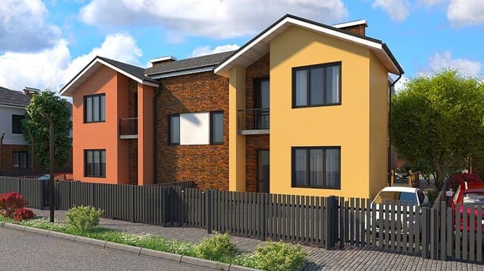 Дуплекс 122.36 м² в Краснодаре в КП Близкий