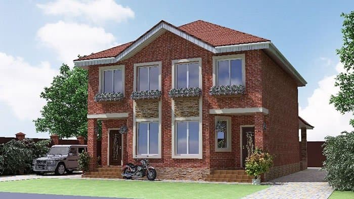 Дуплекс 97 м² в Краснодаре в КП Бавария