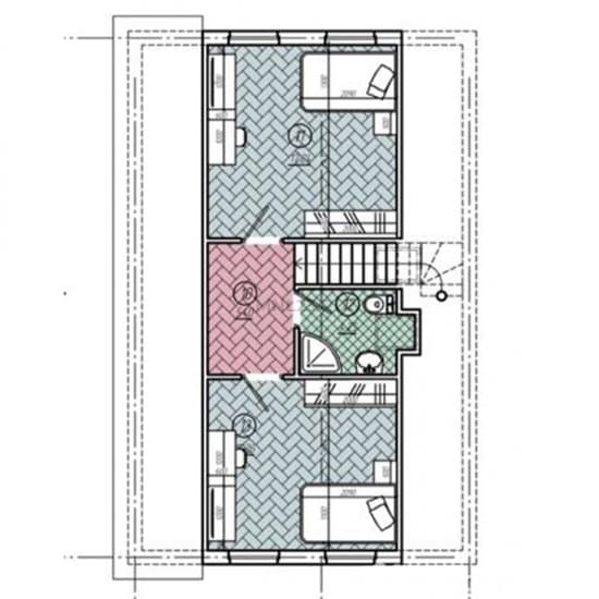 Планировка: Дом 130 м² в Краснодаре в КП Березовый, этаж 2