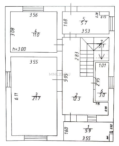 Планировка: Дом 130 м² в Краснодаре в КП Красный, этаж 1