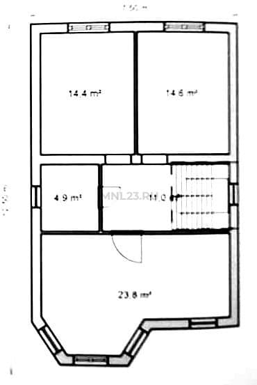 Планировка: Дом 140 м² в Краснодаре в КП Тихая поляна, этаж 2