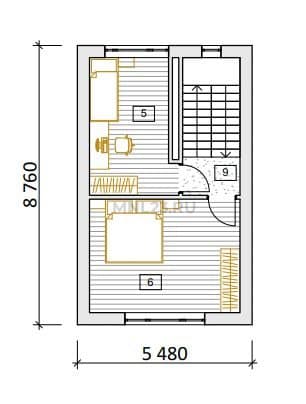 Планировка: КП Siberium 120, этаж 2