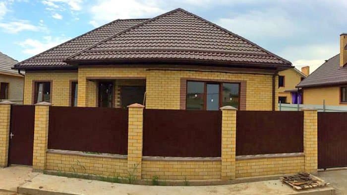 Дом 110 м² тип А в Краснодаре в КП Виктория Престиж