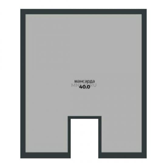 Планировка: Дом 80 м² в Краснодаре в КП Инноваторы, этаж 2